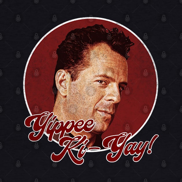 Bruce Willis Yipee Ki Yay by karutees